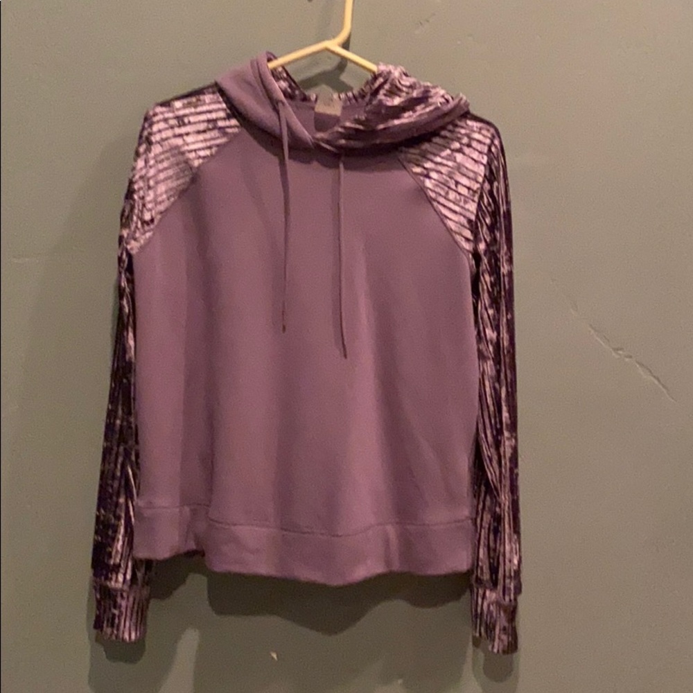 Purple sweatshirt